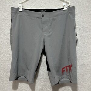 Fox Head INDICATOR Performance Gray Cycling Biking w/Logo Print Shorts Sz 40 NWT